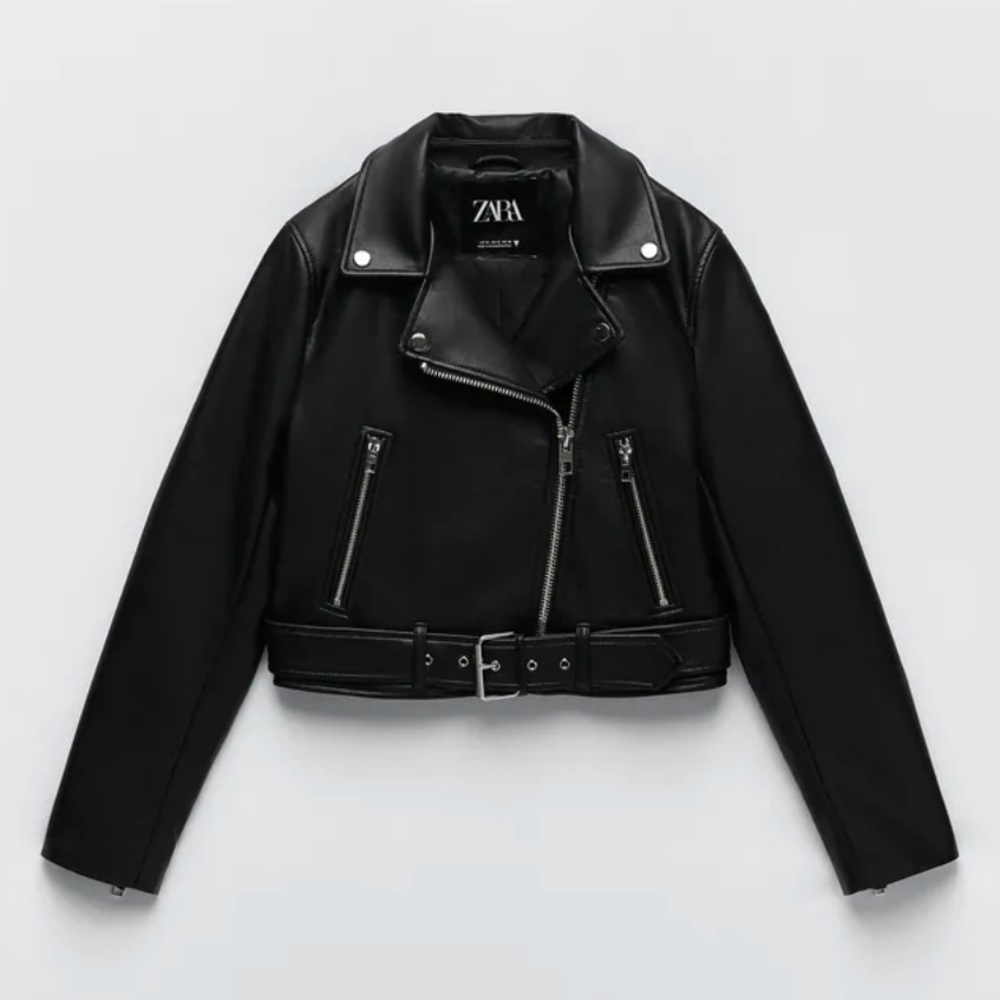 ZARA Faux Leather Jacket